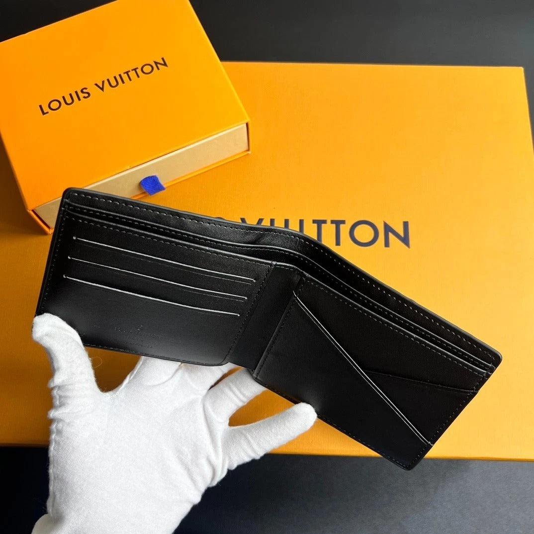 Louis Vuitton Men's Black Monogram Wallet – Macassar Style