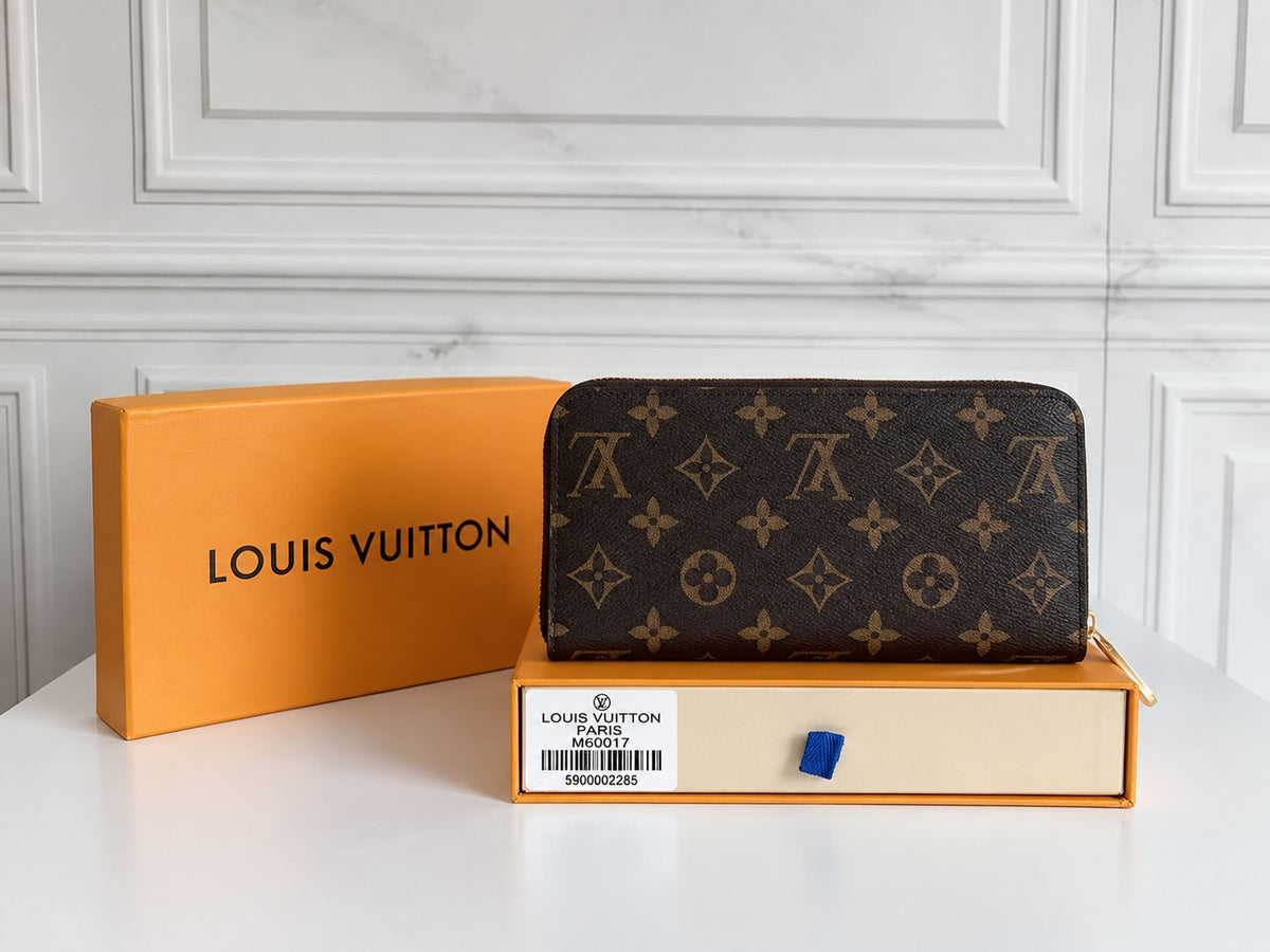 Louis Vuitton Monogram Zippy Zip Around Long Wallet purse /1G3811
