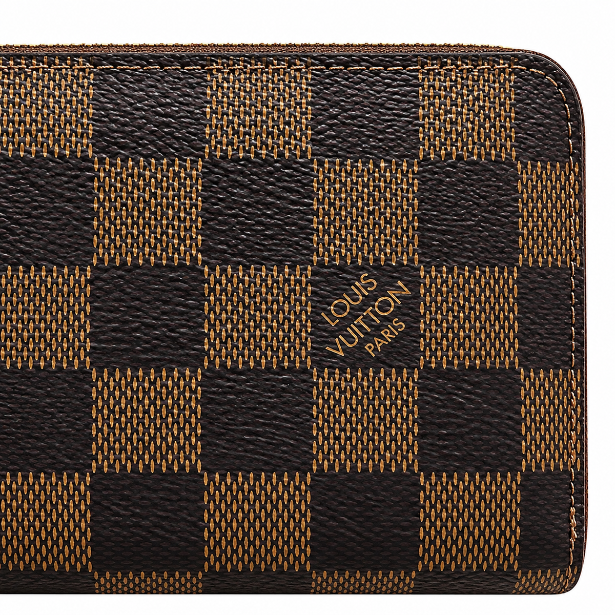 Louis Vuitton Damier Ebene Zippy Wallet – Brown Zip-Around Long Wallet