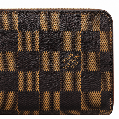 Louis Vuitton Damier Ebene Zippy Wallet – Brown Zip-Around Long Wallet